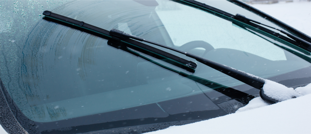 Frontscheibe abgetaut 