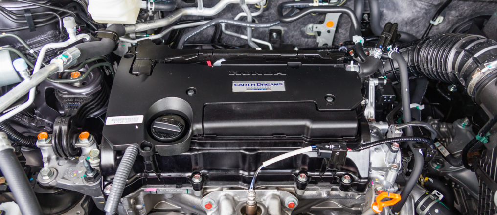 Nahaufnahme eines Automotors